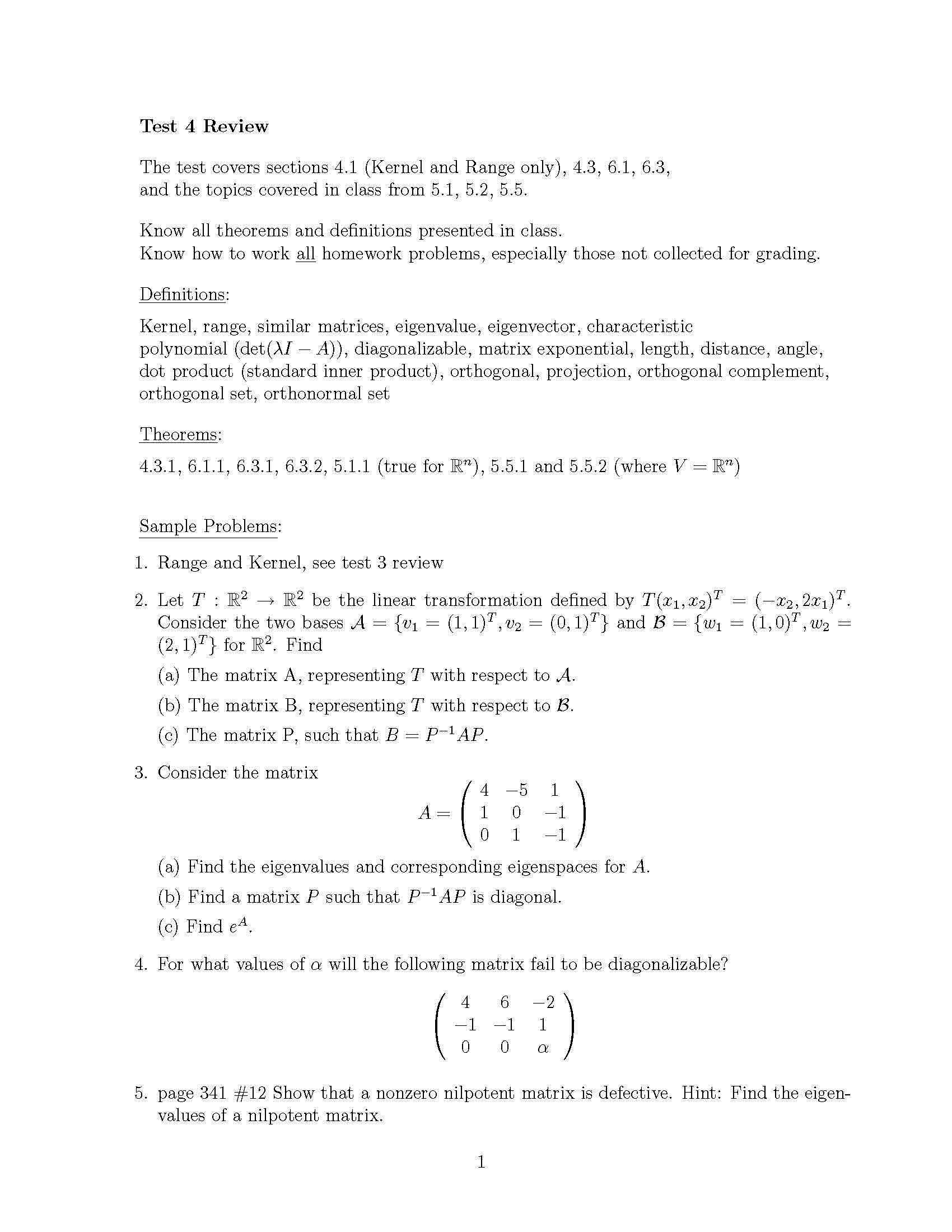 Introduction to Linear Algebra