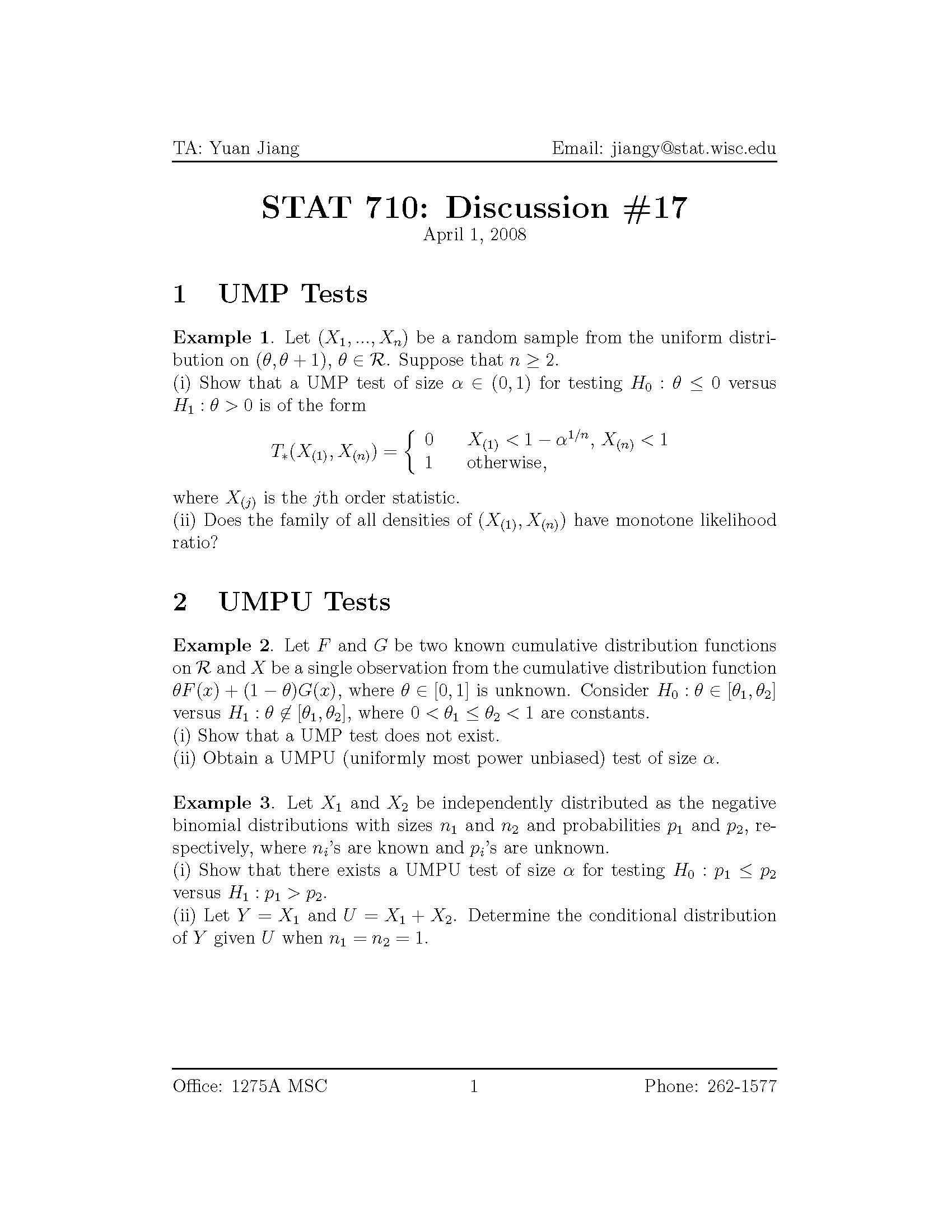 Mathematical Statistics