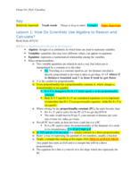 Chapters 1-3 Book Notes