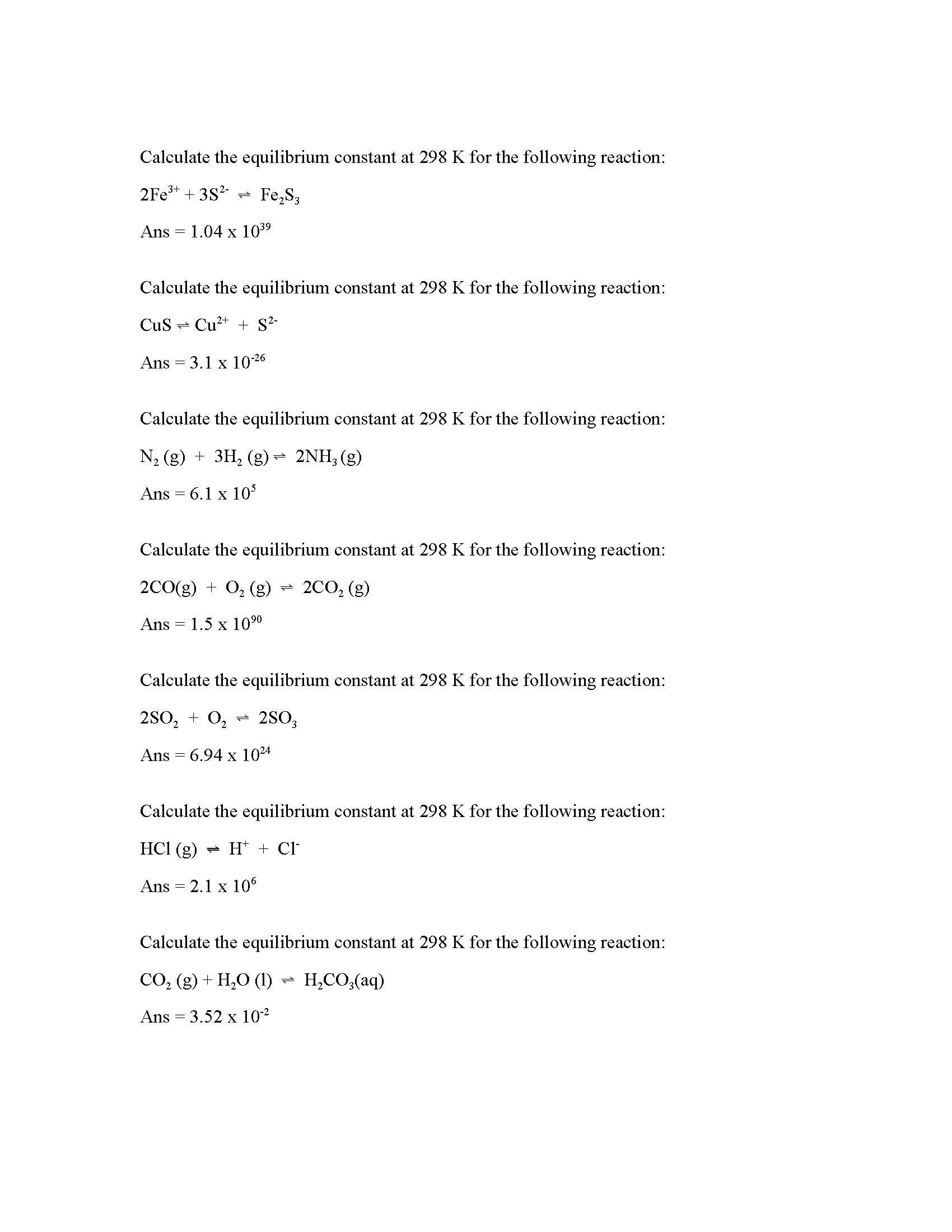 General Chemistry II