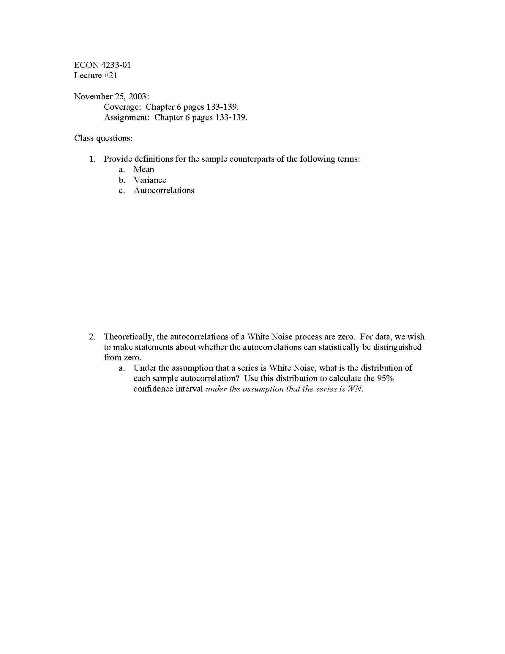 Introduction to Applied Econometrics