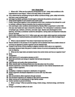 Unit 1 Study Guide