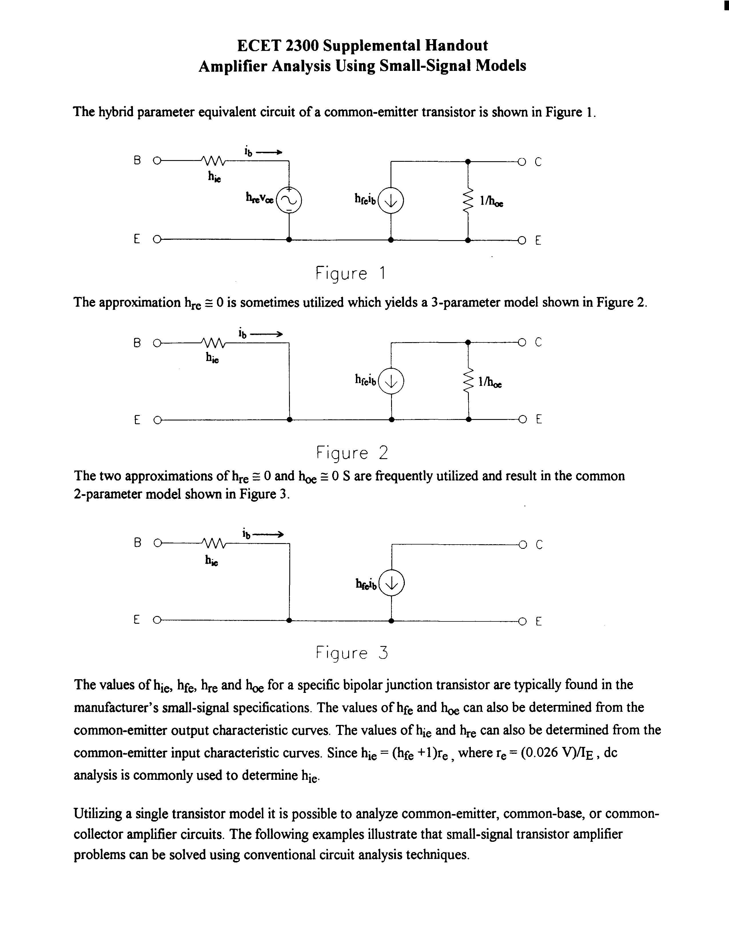 Electronics I