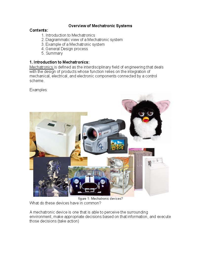 MechatronicsIntel Mach Engr