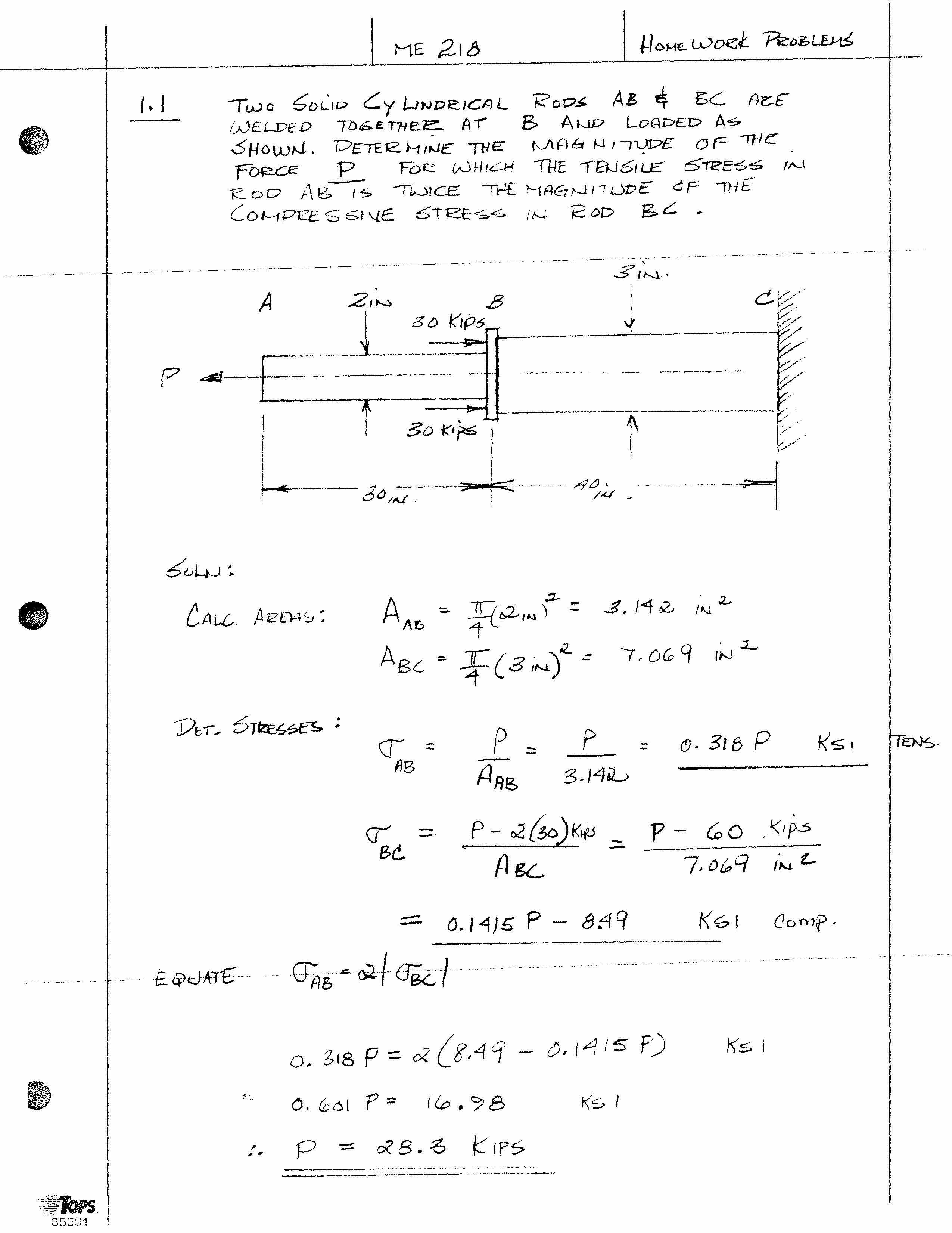 Strength of Materials I