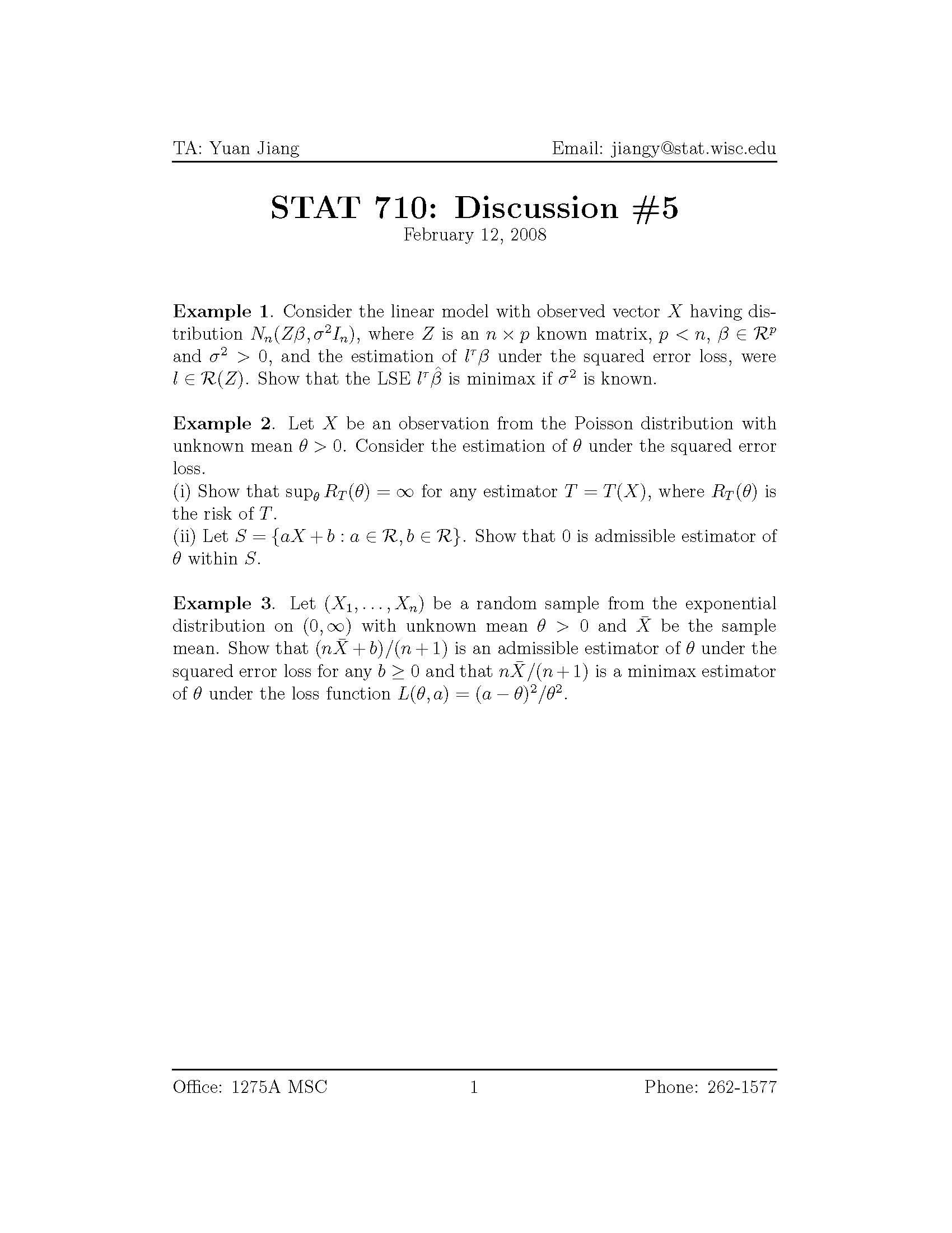Mathematical Statistics