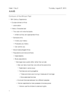 Week of 25th - 27th 1 Notes