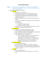 Exam One Study guide 