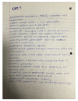 Notes from 10/7 and 10/9 and chapter 9 book notes