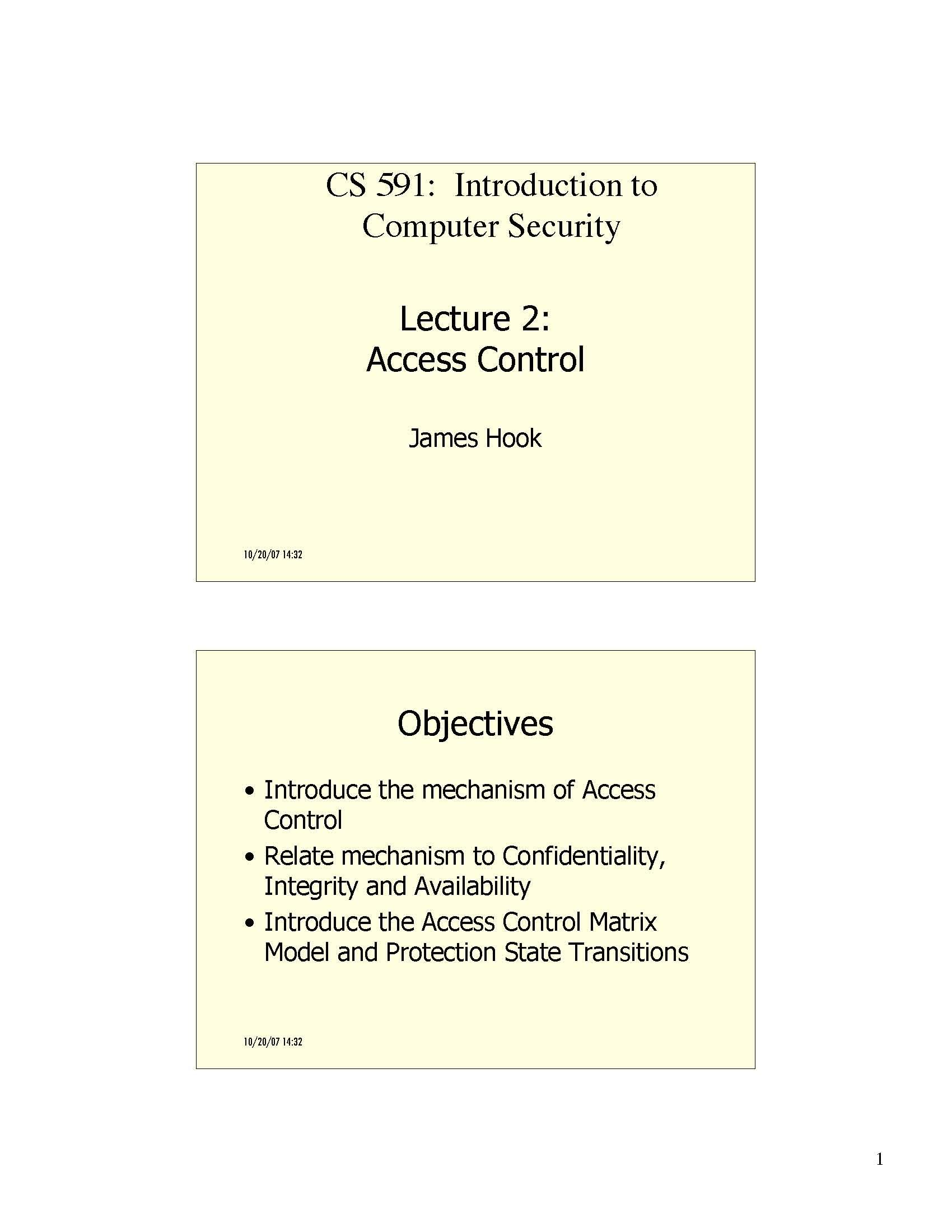 INTRO TO COMP SECURITY