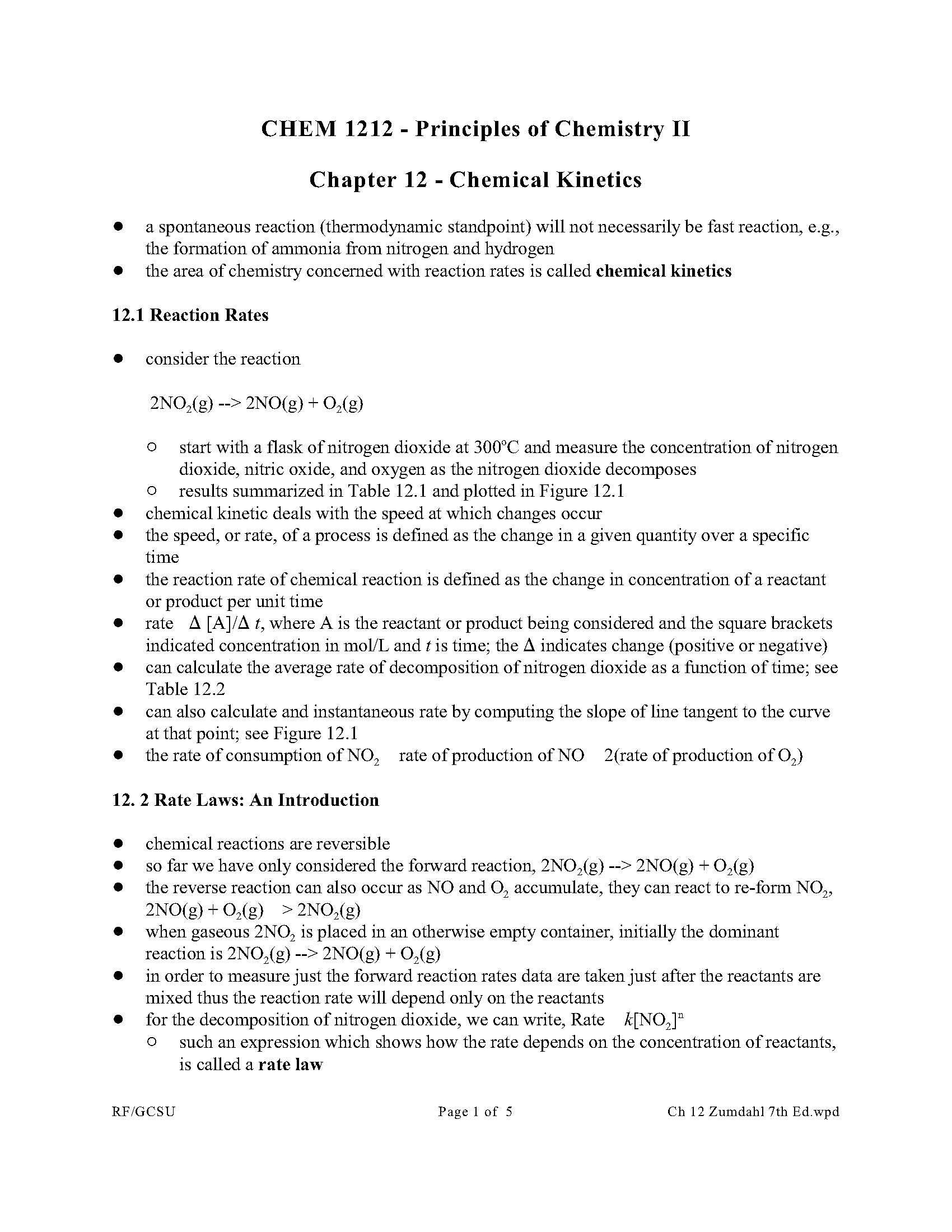 Principles of Chem II