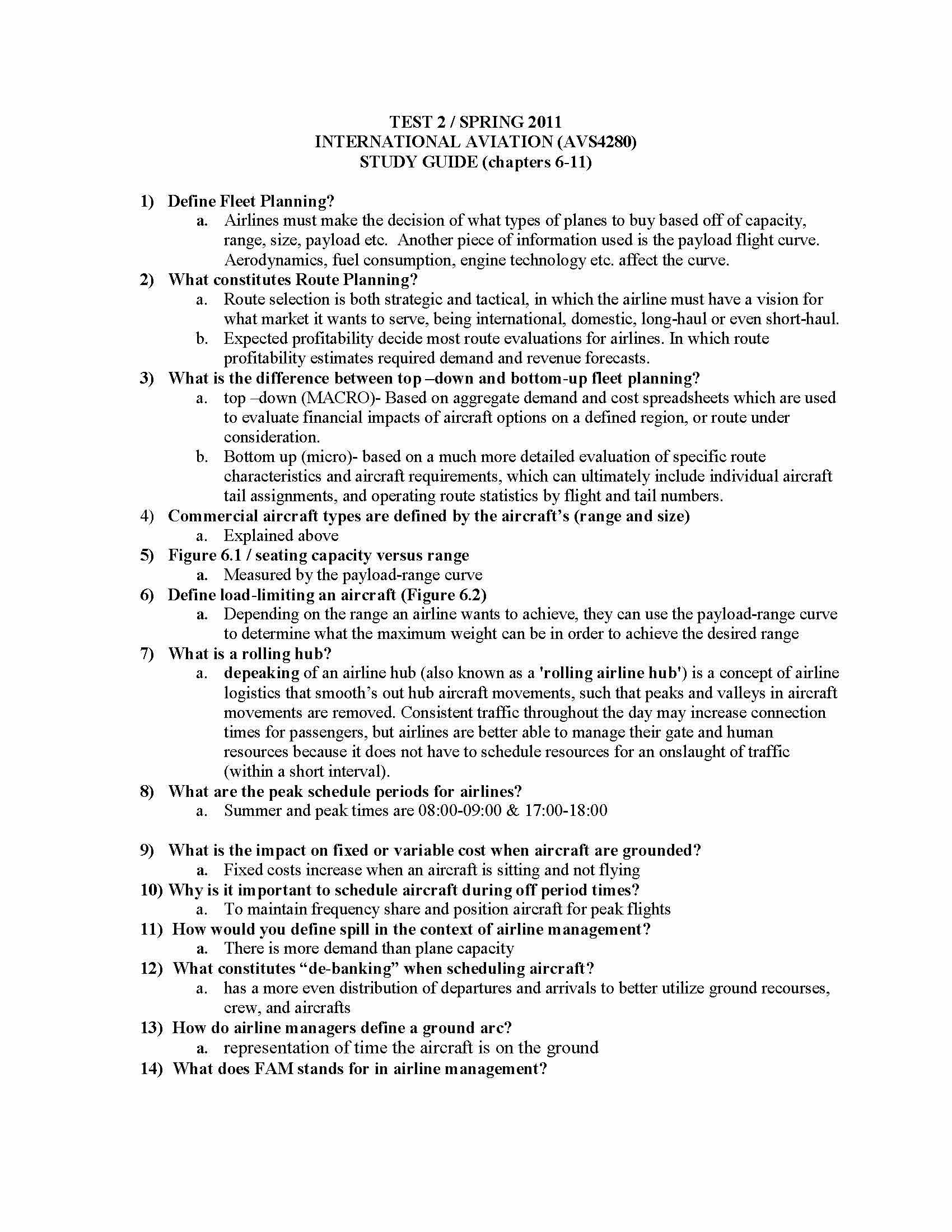 International Aviation