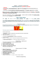 Exam notes for sem 1 2014 Broadcast media Management