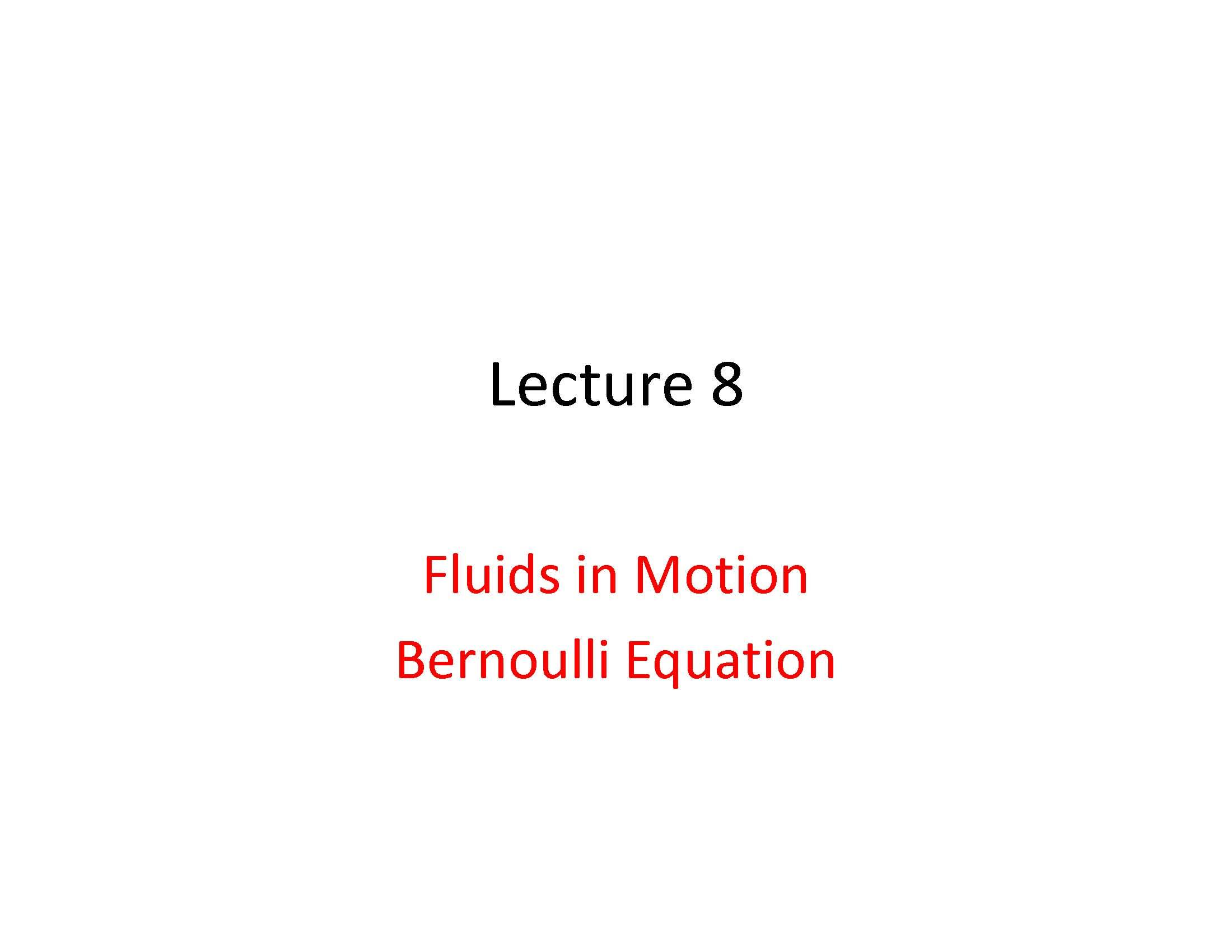 Introduction to Fluid Mechanic