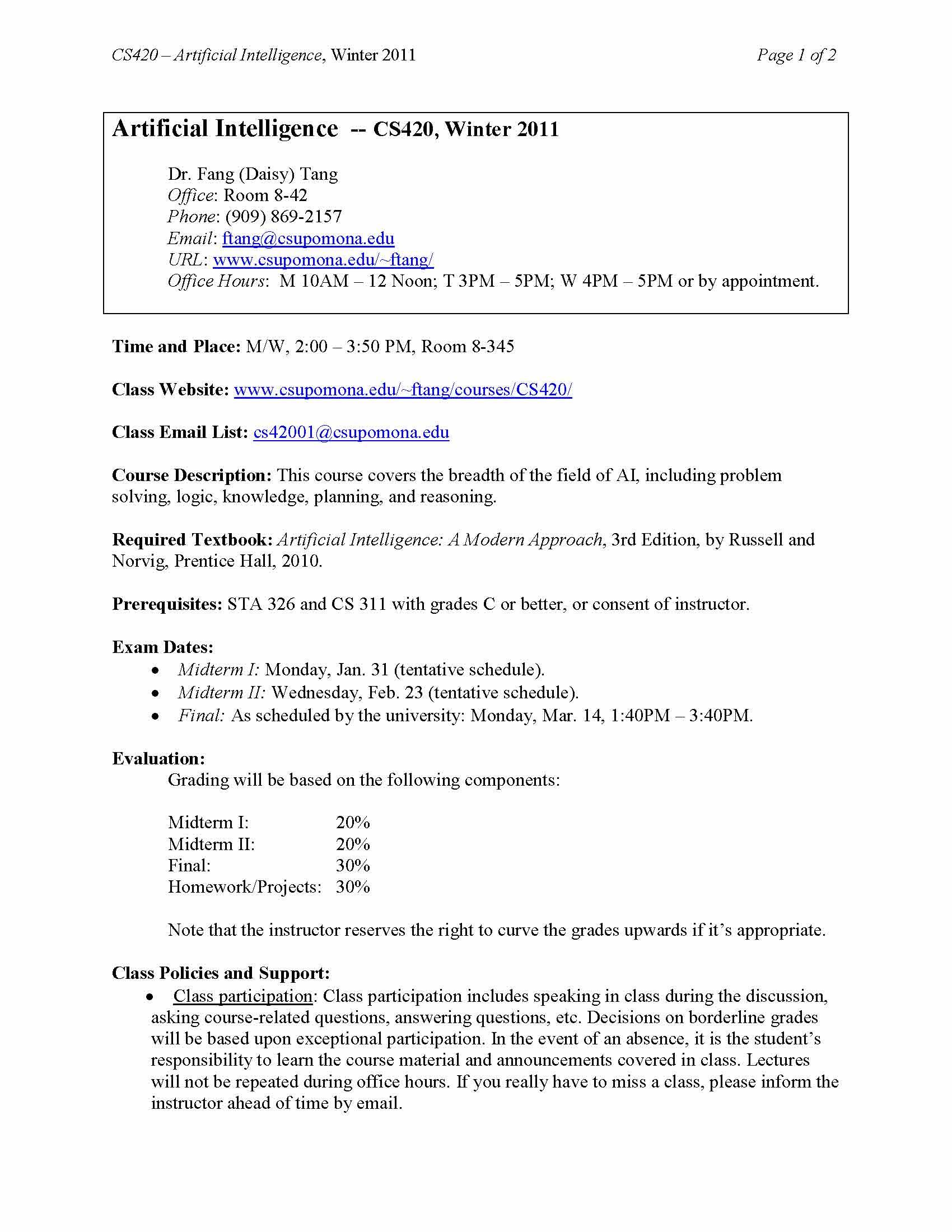 Artificial Intelligence