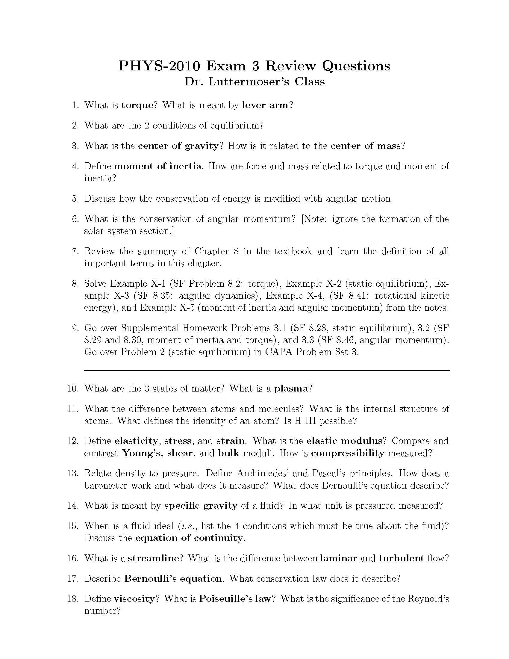 Gen Physics I