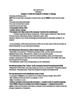 CIS 105 Chapt. 2 & 4 Notes