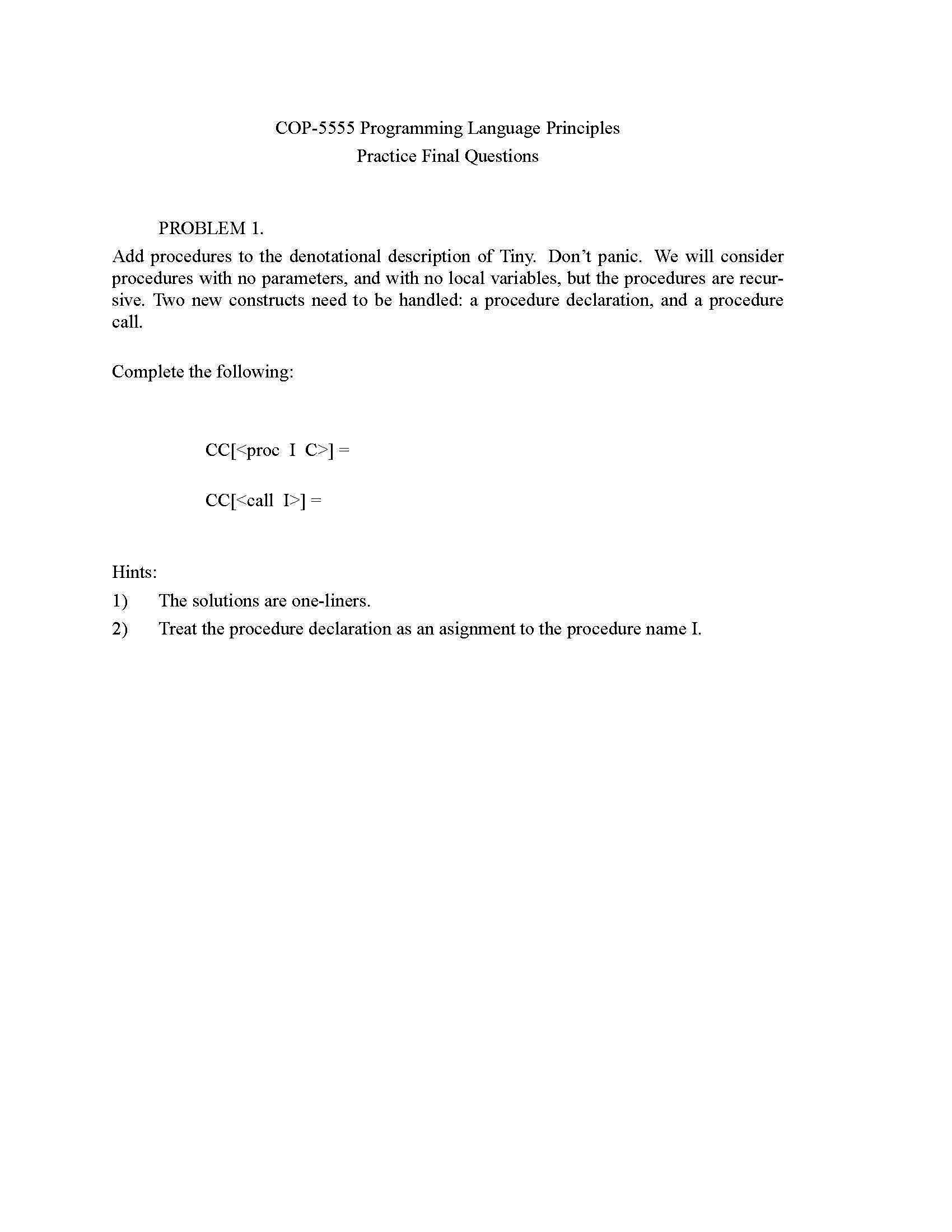 PROGRAM LANGUAGE PRIN