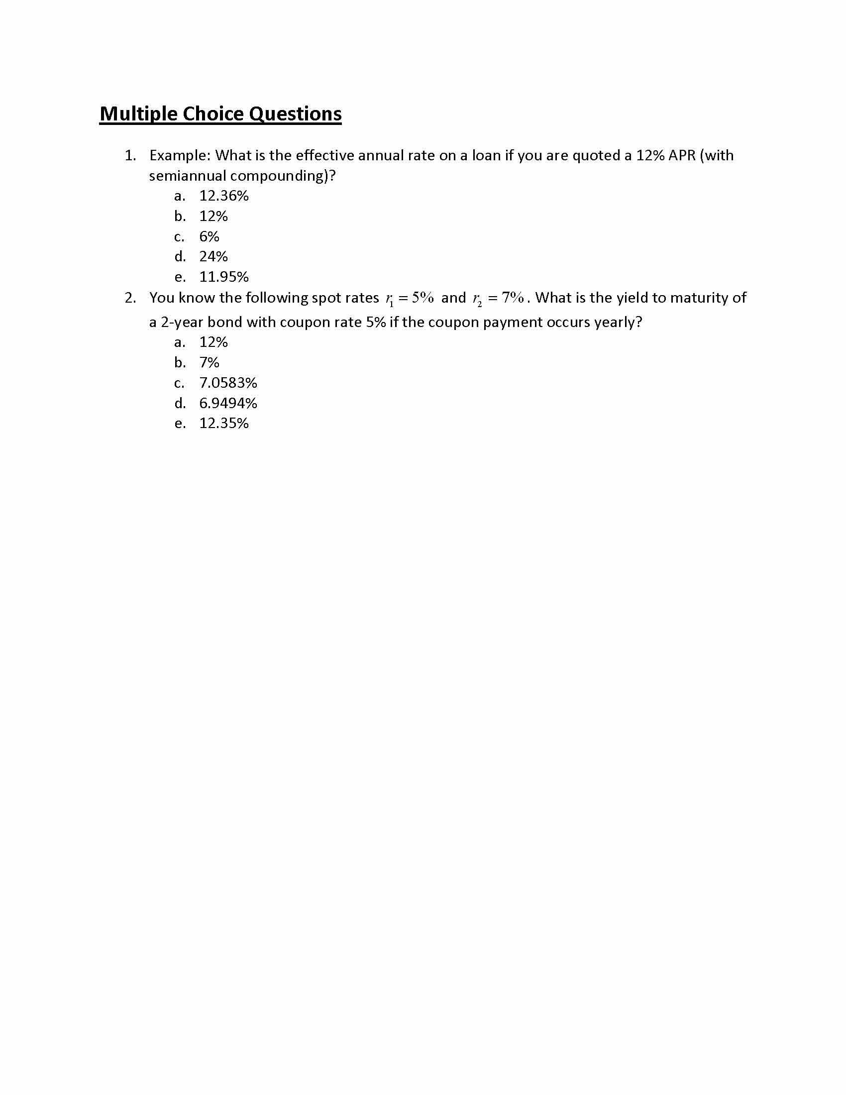Introduction to Finance