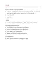 Organic Notes- Week of Oct5 