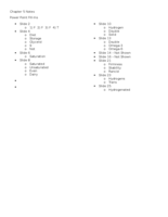 Chapter 5  Notes