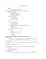 MGT 361 Week 1 Notes 