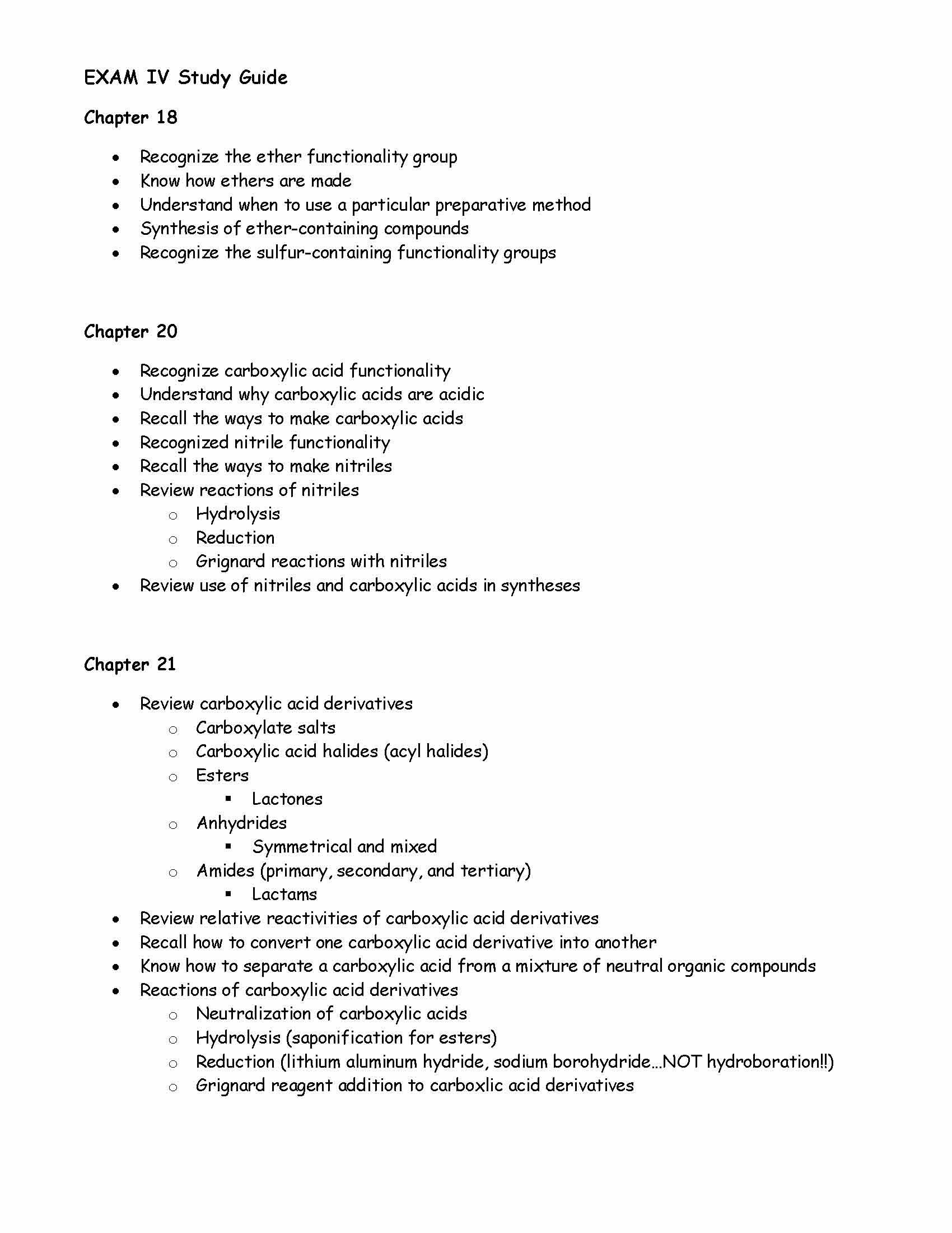 Organic Chemistry II