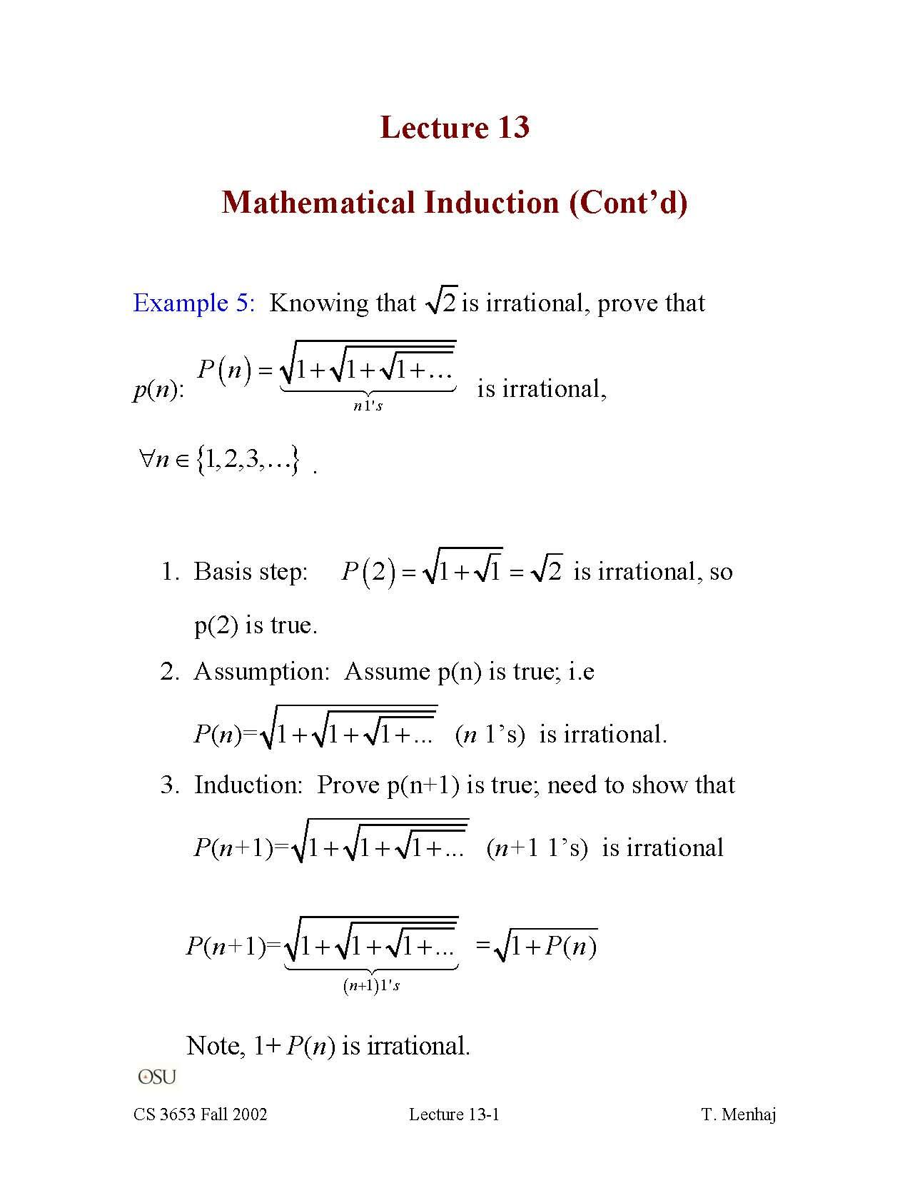 DISCRETE MATH FOR CS