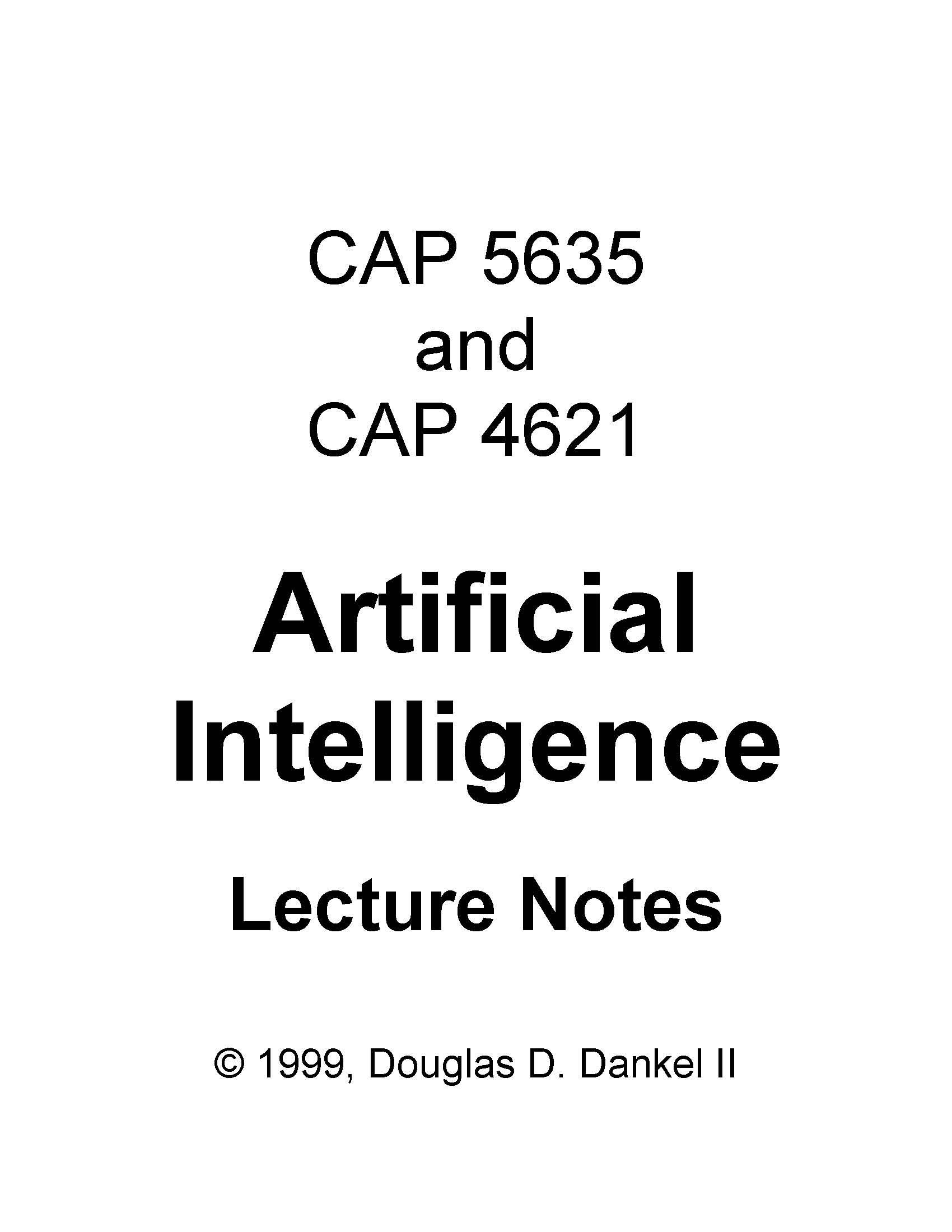 ARTIF INTEL CONCEPTS