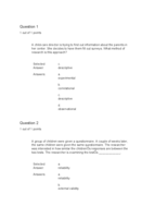 Quiz 2: Research Methods