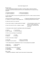 Exam 1 Extra Credit Test