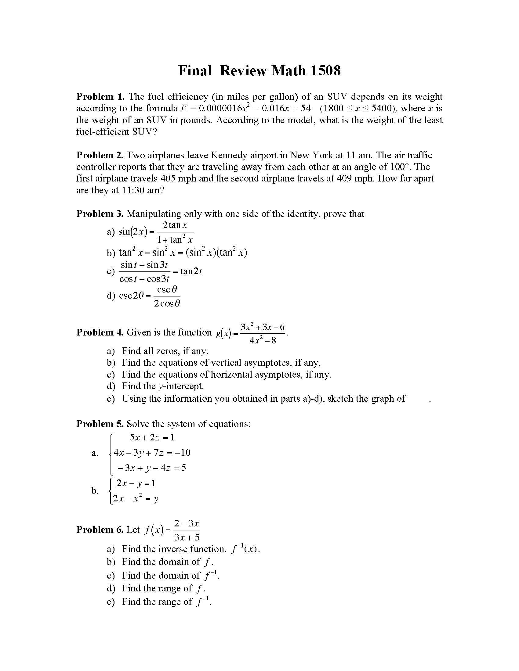 Precalculus (C)