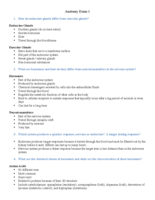 Anatomy: Exam 1 Study Guide
