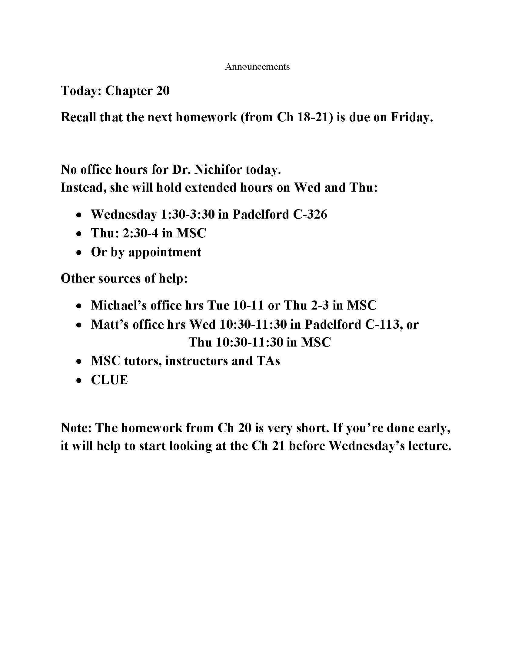 CALC ANALYT GEOM I
