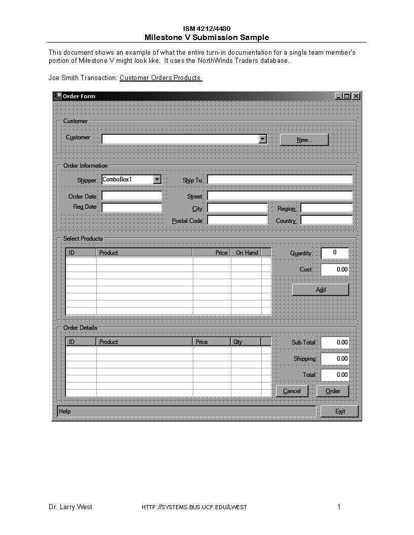 Database Design and Implementation
