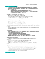 History of Human Sexuality