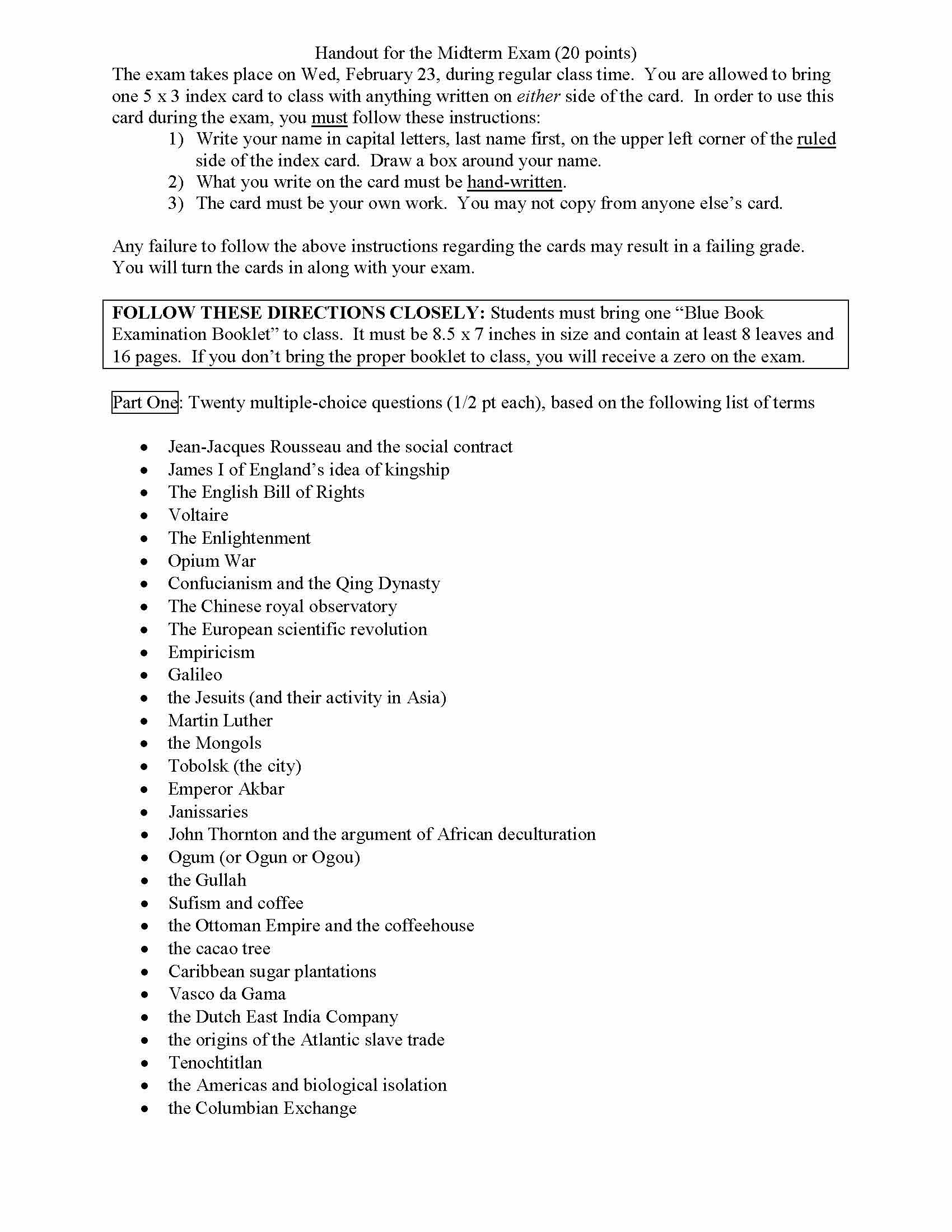 WORLD HISTORY SINCE 1500 [C2HQC]