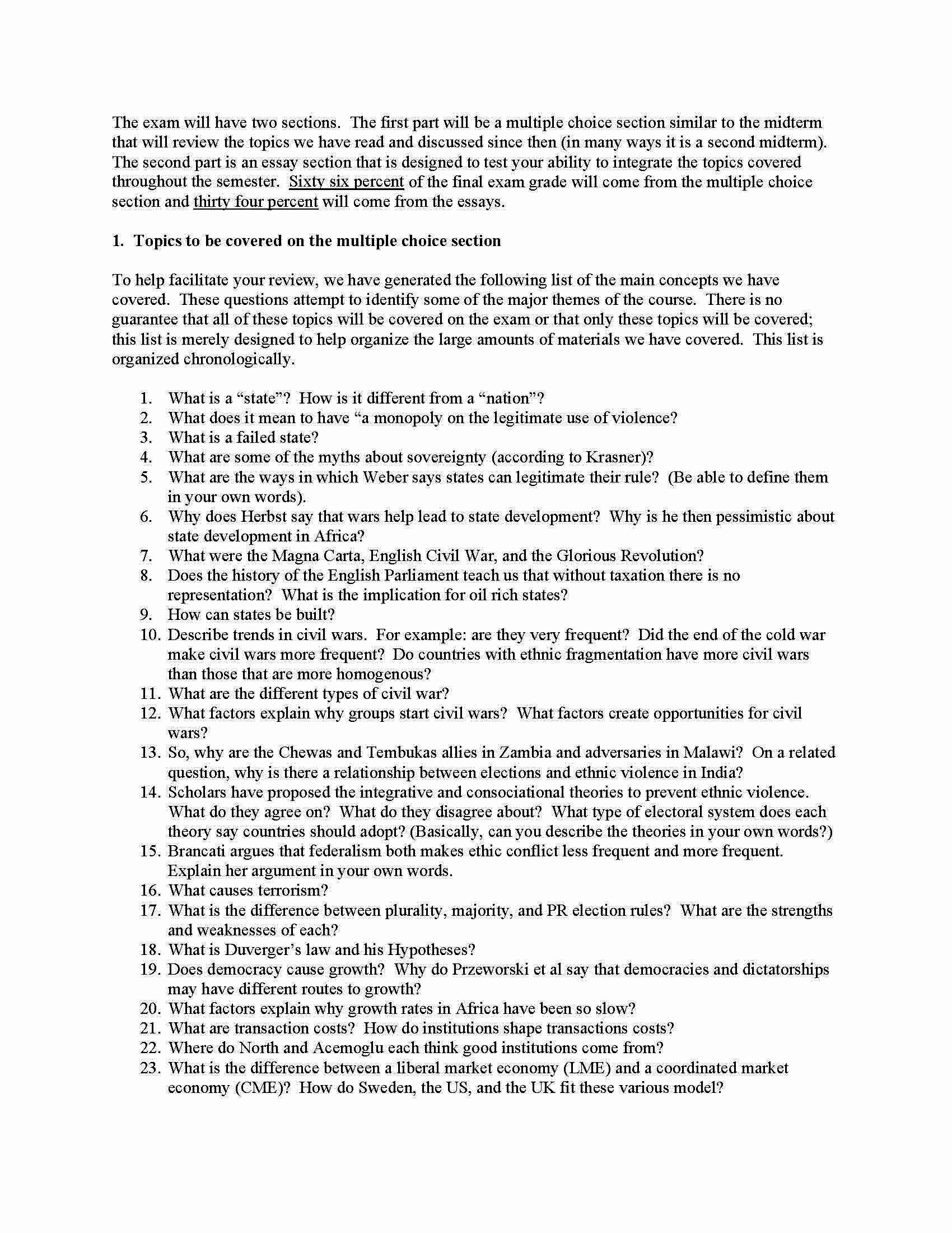 Introduction to Comparative Politics