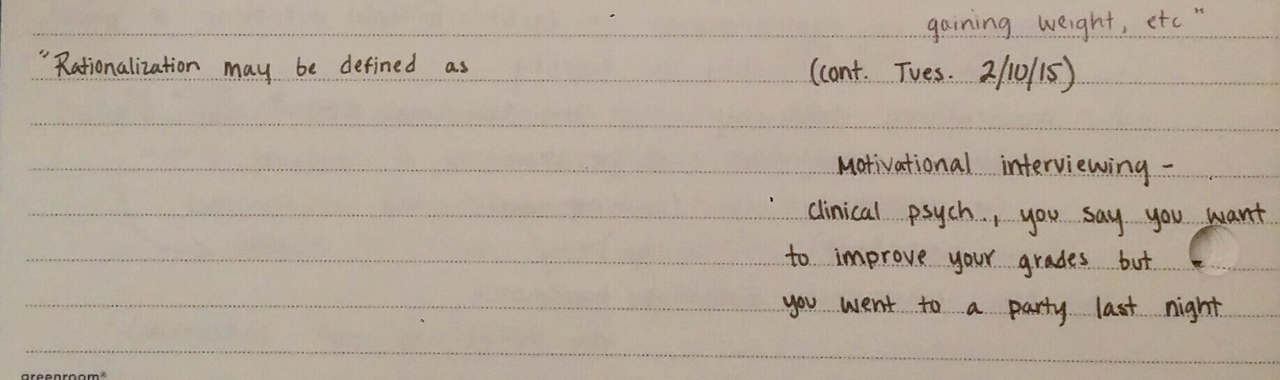 2/10 & 2/12 lecture notes, week 4 
