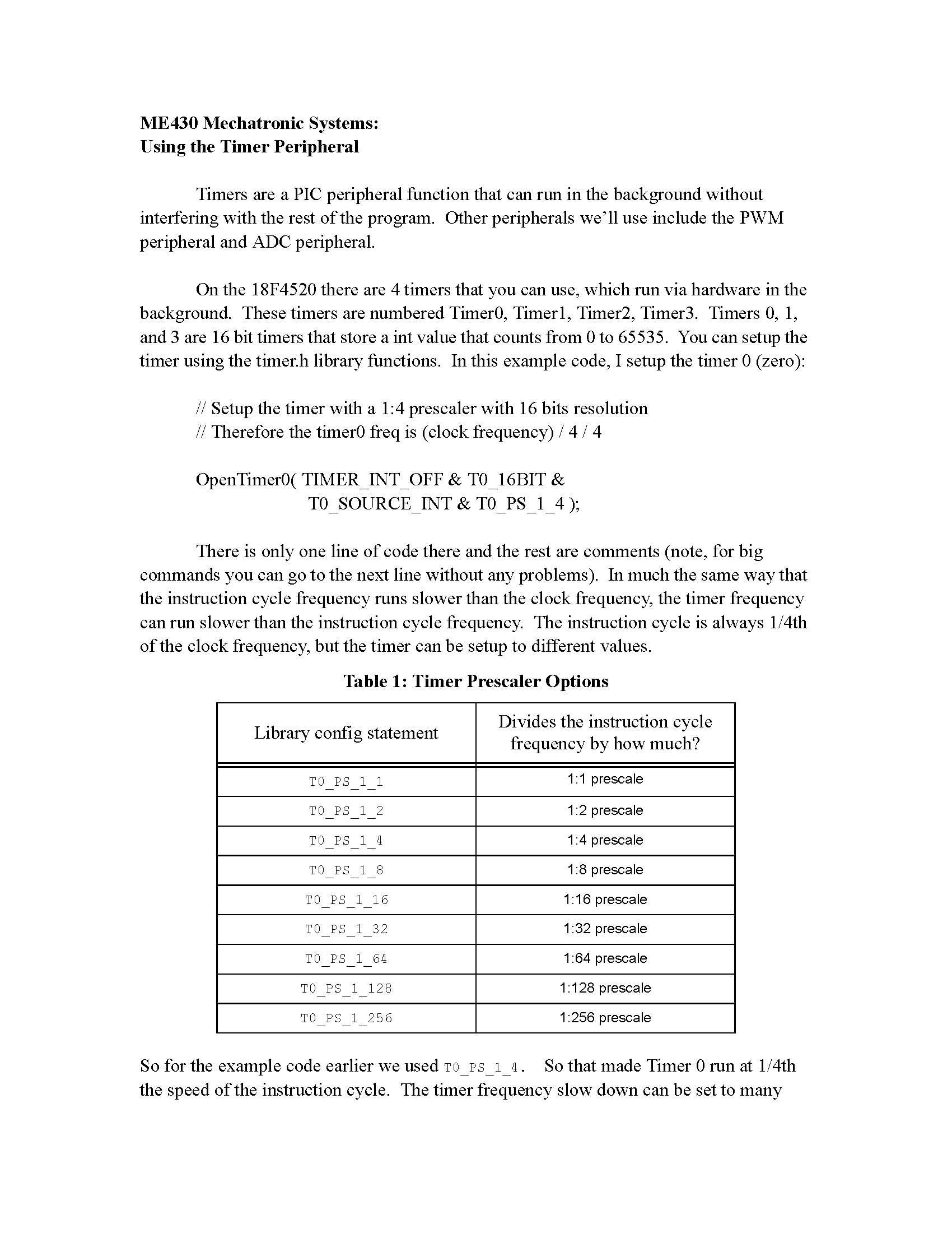 Mechatronic Systems