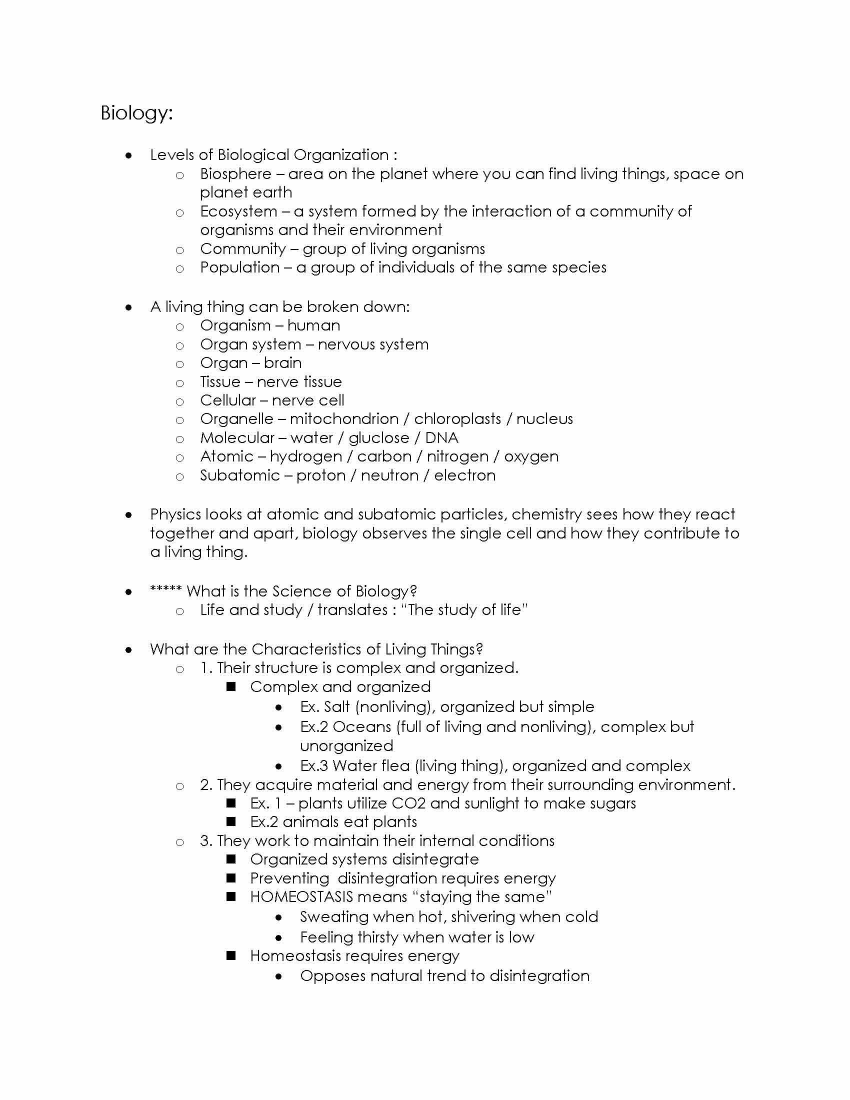 GENERAL BIOLOGY