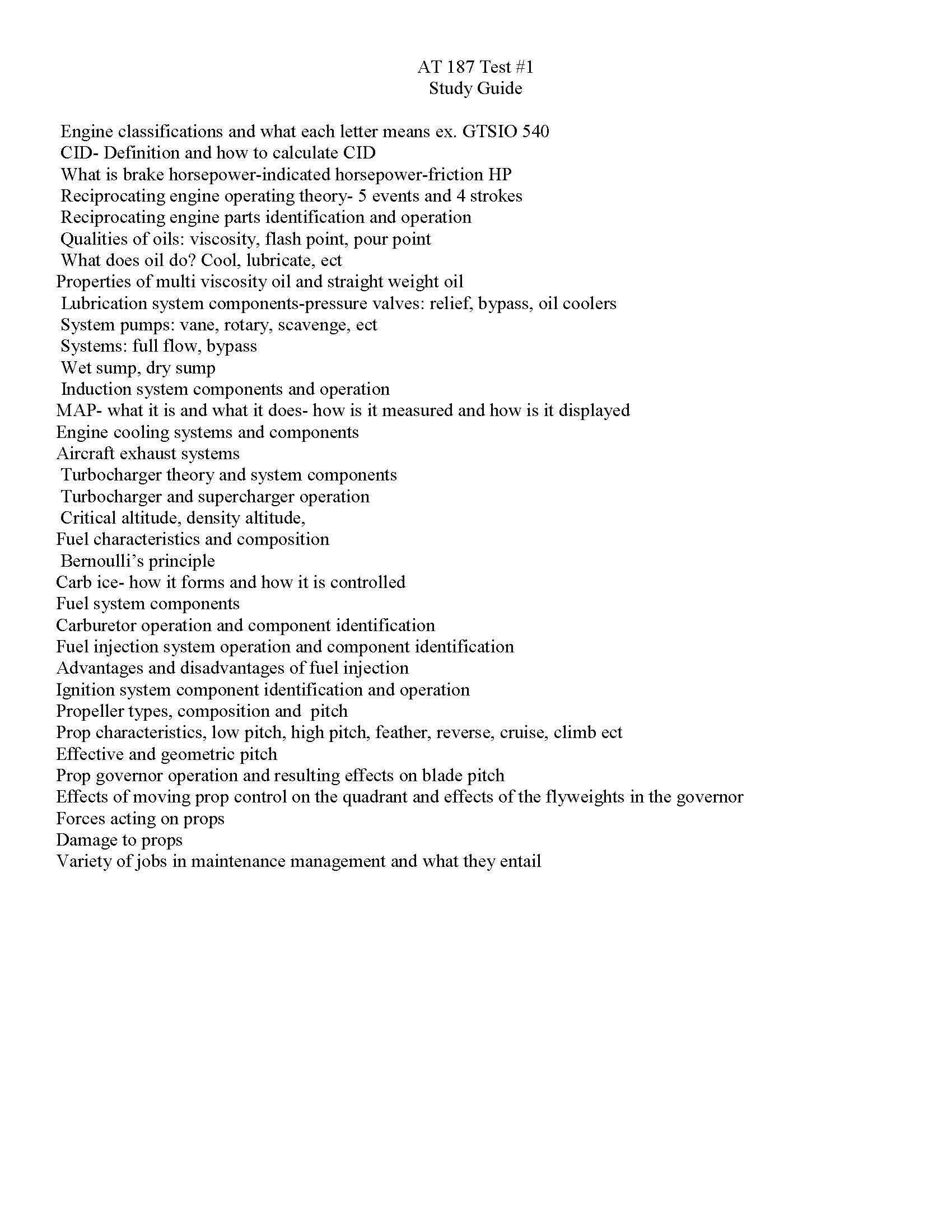 Basic Aircraft Science