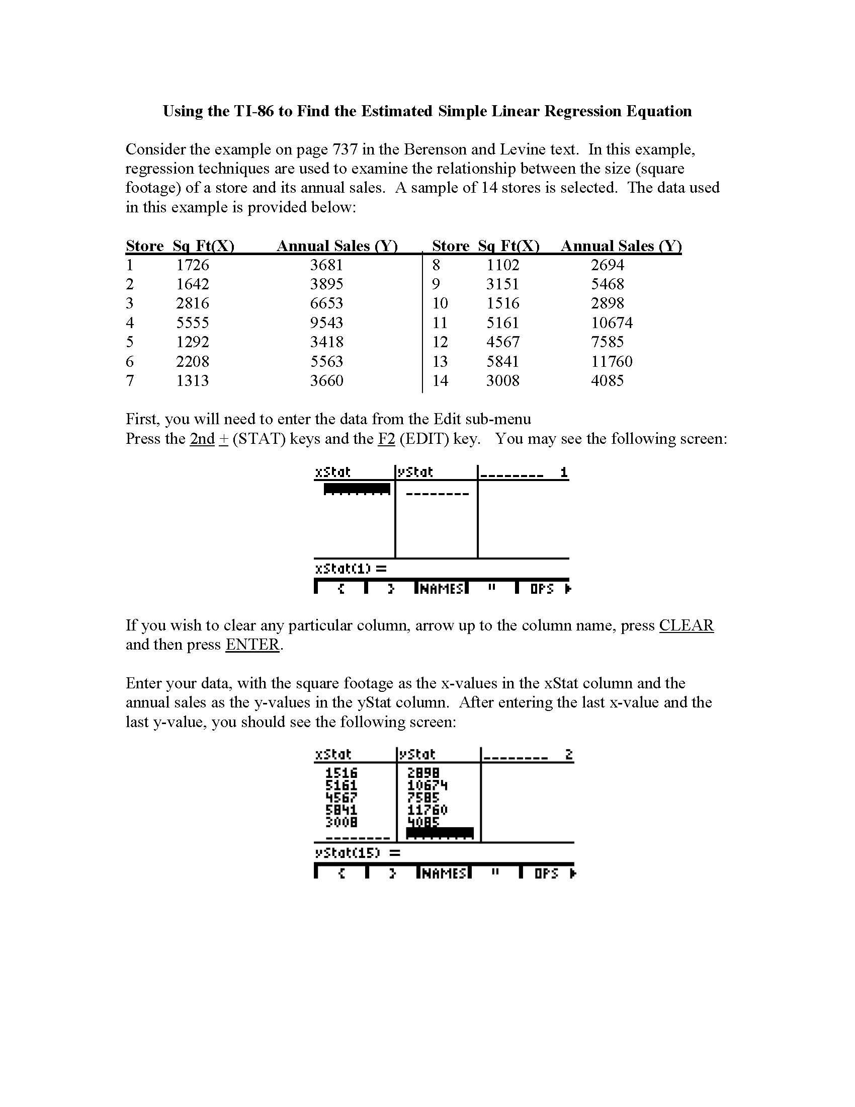 Introduction to Statistics