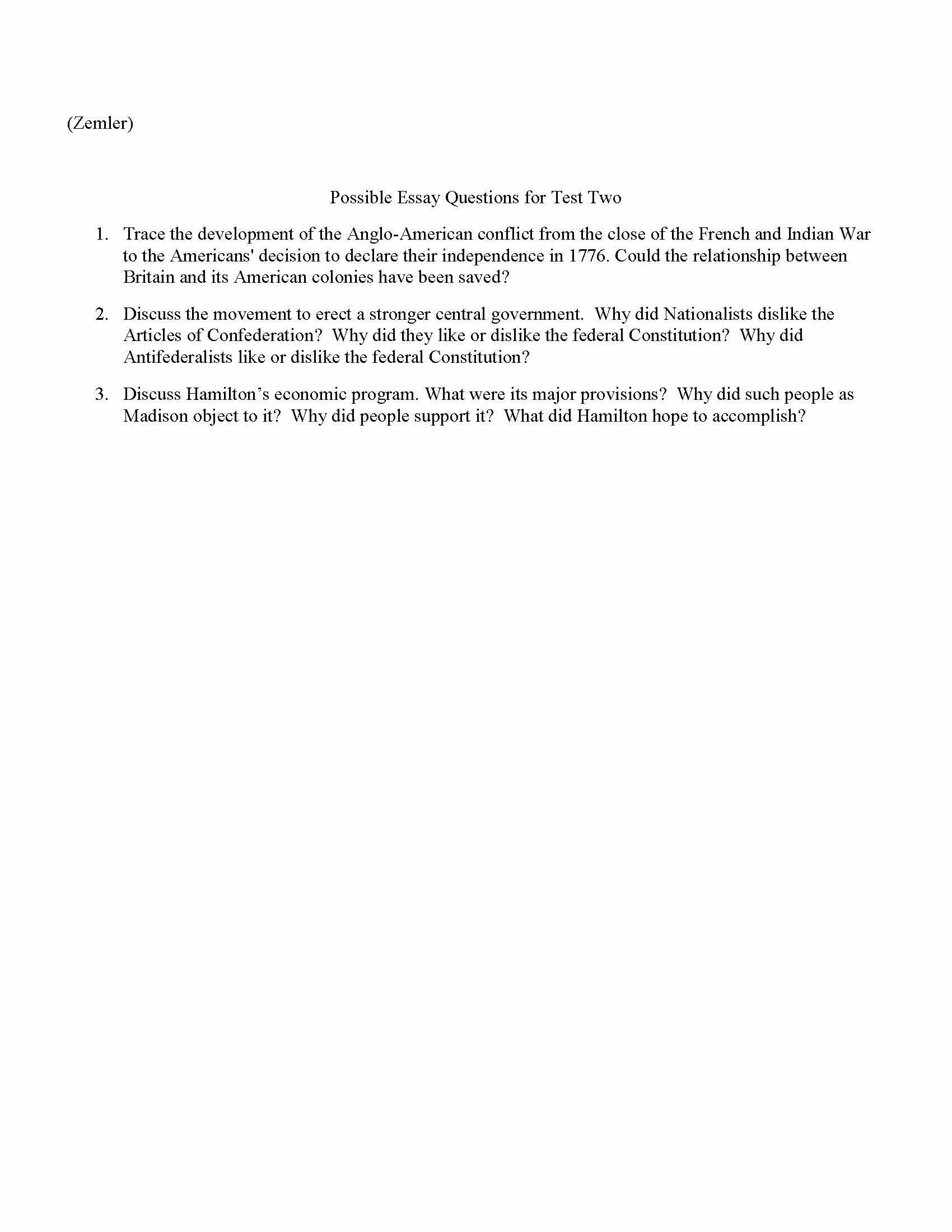 United States History to 1865