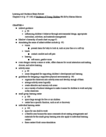 Learning&Guidance Exam Study Guide