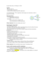 February 23-27 Notes