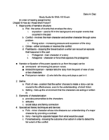 Exam Study Guide