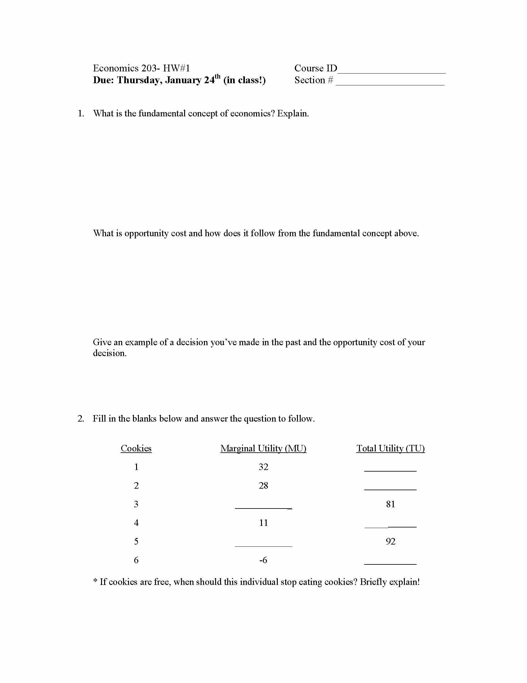 Economic Ideas and Issues