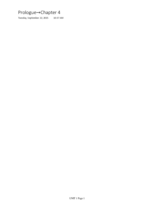 Past few weeks notes