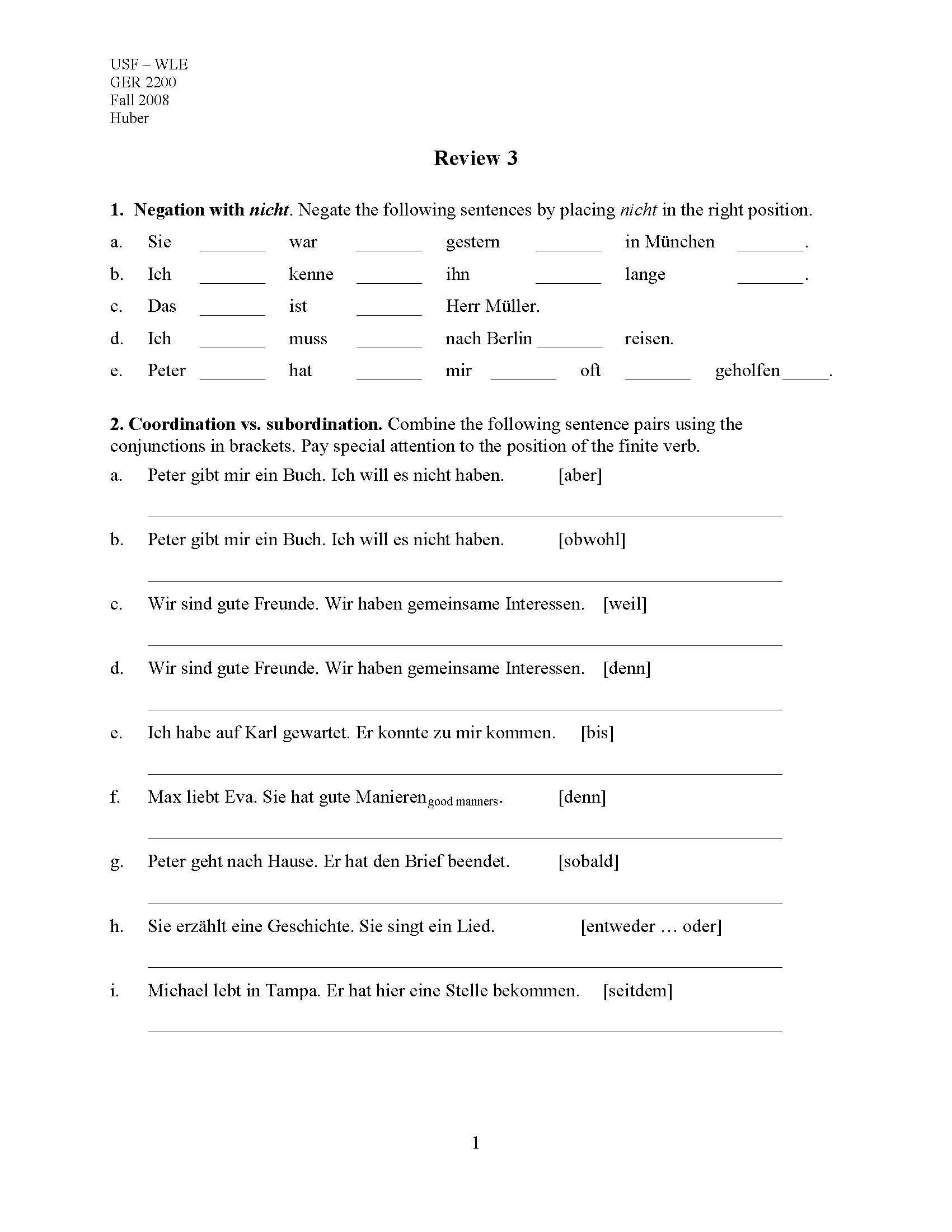 German III